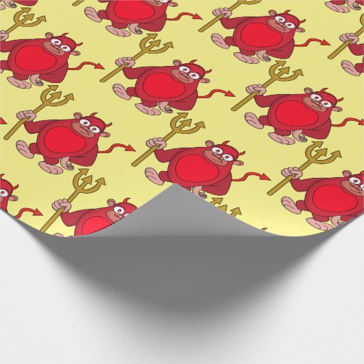 Devil Gorilla Cadeaupapier (Hoek)