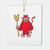 Devil Gorilla Keramisch Ornament (Links)