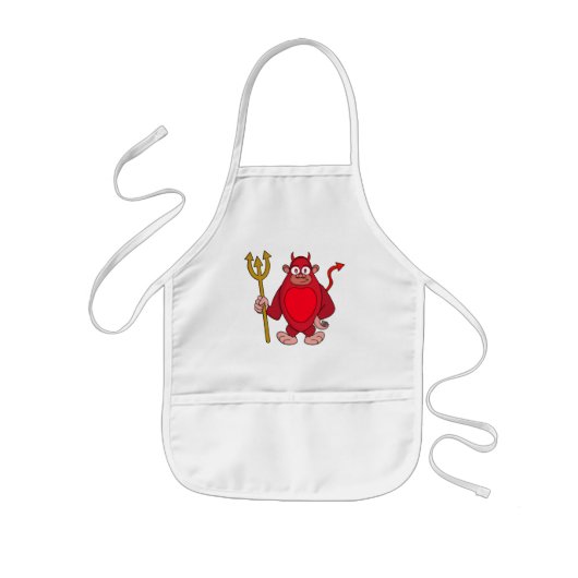 Devil Gorilla Kinder Schort (Voorkant)