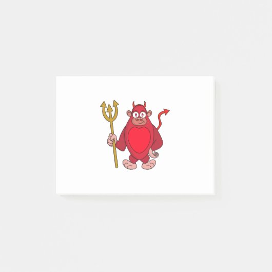 Devil Gorilla Post-it® Notes (Voorkant)