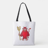 Devil Gorilla Tote Bag (Achterkant)