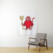 Devil Gorilla Wandkleed (In situ)