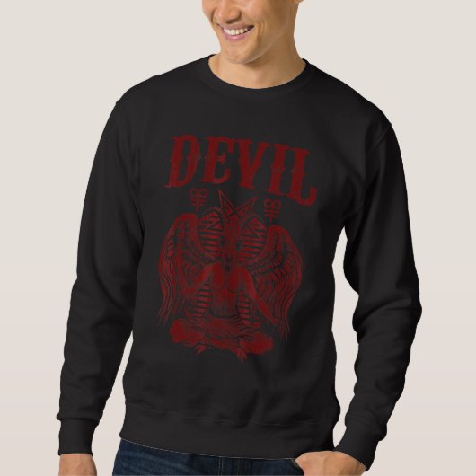 Devil gothic occultisme Costume for Gothic Horror Trui (Voorkant)