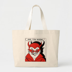 Devil Grote Tote Bag