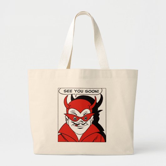 Devil Grote Tote Bag (Voorkant)