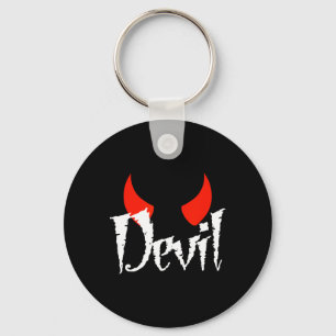 Devil Halloween Matching Couple Vriendin 1 Sleutelhanger