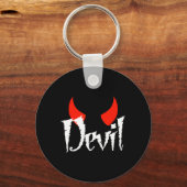 Devil Halloween Matching Couple Vriendin 1 Sleutelhanger (Voorkant)