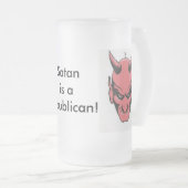 Devil Head, Devil Head, Satanis Republican! Matglas Bierpul (Voorkant rechts)