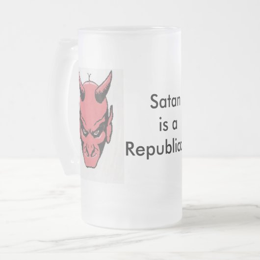Devil Head, Devil Head, Satanis Republican! Matglas Bierpul (Voorkant links)