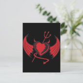 Devil Heart Briefkaart (Staand voorkant)