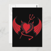 Devil Heart Briefkaart (Voorkant / Achterkant)