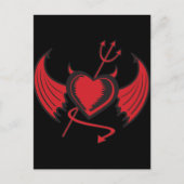 Devil Heart Briefkaart (Voorkant)