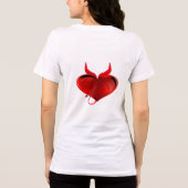 Devil Heart-Shirt Tri-Blend Shirt (Achterkant)