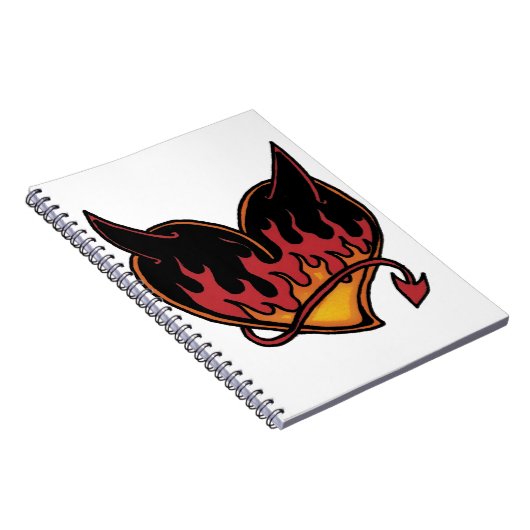 Devil Heart Spiral notebook Notitieboek (Rechterzijde)
