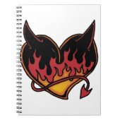 Devil Heart Spiral notebook Notitieboek (Voorkant)