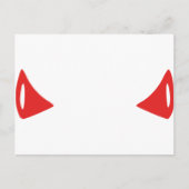 Devil Horns Briefkaart (Voorkant)