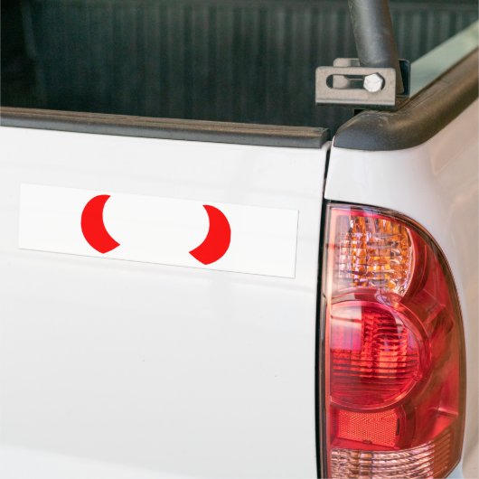 Devil Horns Bumpersticker (Op Truck)