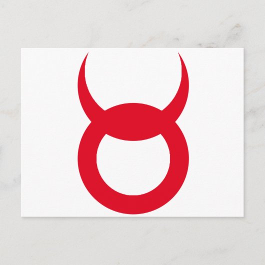 Devil Horns - Emo, gothic, alternatief, rots, grun Briefkaart (Voorkant)