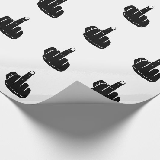 Devil Horns sign language pictogram for rock music Cadeaupapier (Hoek)