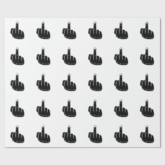 Devil Horns sign language pictogram for rock music Cadeaupapier (Vlak)