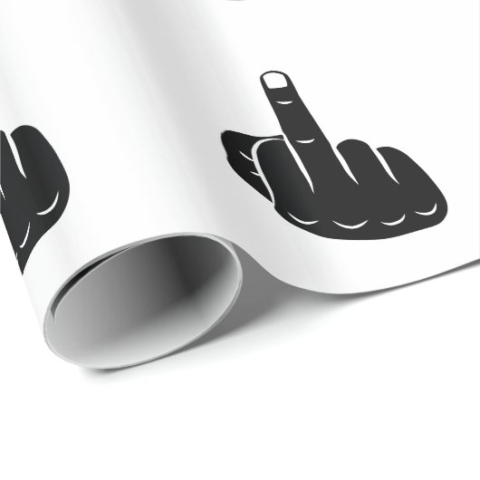 Devil Horns sign language pictogram for rock music Cadeaupapier (Rol Hoek)