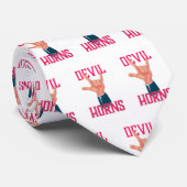 Devil Horns Stropdas (Opgerold)