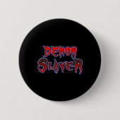 Devil Horror Halloween Ronde Button 5,7 Cm (Voorkant)