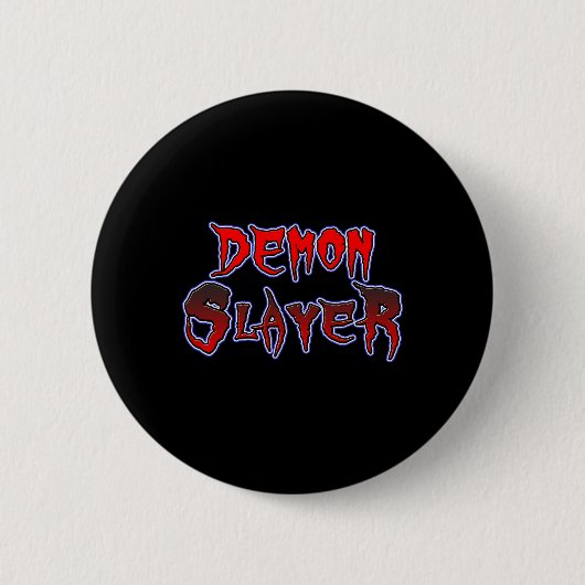 Devil Horror Halloween Ronde Button 5,7 Cm (Voorkant)