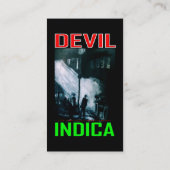 DEVIL INDICA VISITEKAARTJE (Achterkant)