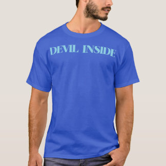 Devil Inside blue T-shirt