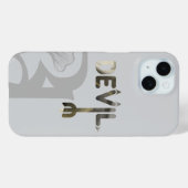 DEVIL iPhone Cases Trend Abstract Zwart Wit (Achterkant (horizontaal))