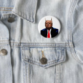Devil J. Trump Ronde Button 5,7 Cm (In situ)