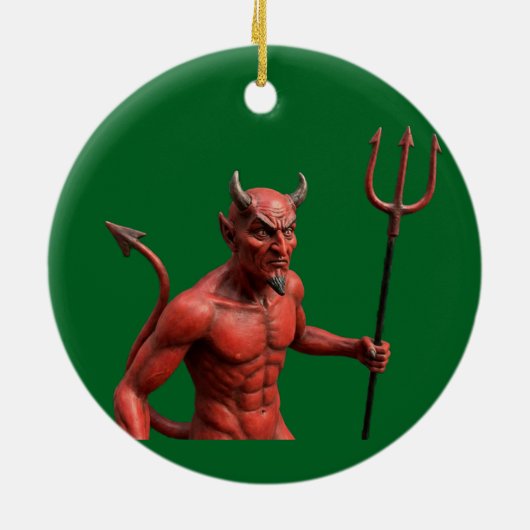 Devil Keramisch Ornament (Achterkant)