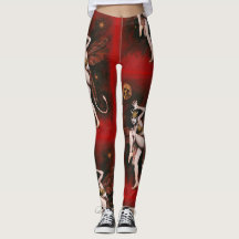  Devil Lady Dancer Gotische Leggings