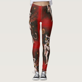  Devil Lady Dancer Gotische Leggings
