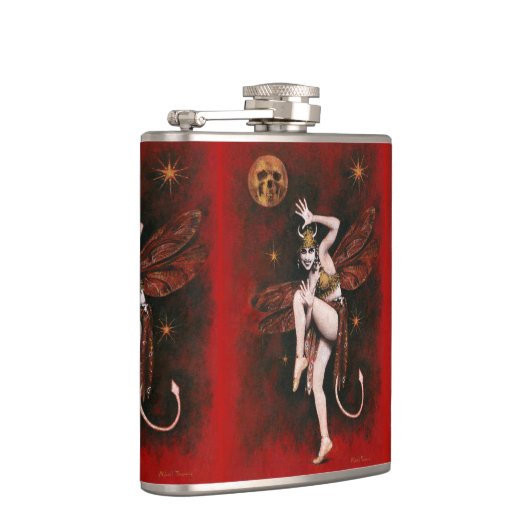  Devil Lady Flask Heupfles (Rechts)