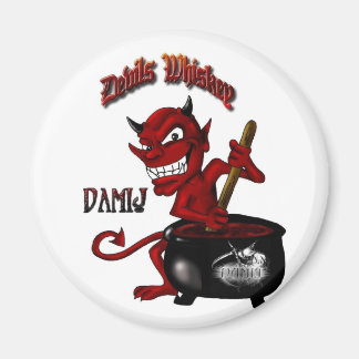 Devil LARGE w-Reaper LOGO - BUTTON Magneet