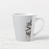 DEVIL Latte Mok Abstracte interieur zwart (Rechts)