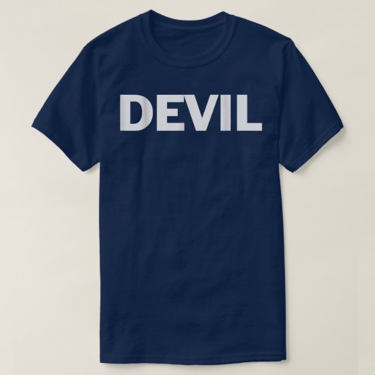 Devil Lazy Halloween Costume Funny T 1752 T-shirt (Design voorkant)