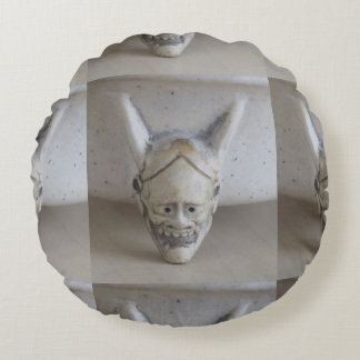 Devil Mask Bonsai Pot Pillow Rond Kussen