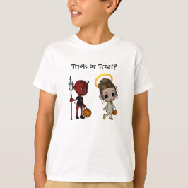 Devil of Angel Trick or treat Halloween T-shirt