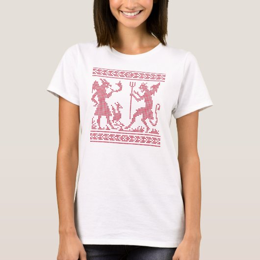 Devil Pattern T-shirt (Voorkant)