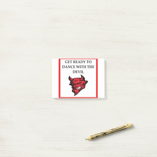 DEVIL POST-IT® NOTES (Op bureau)