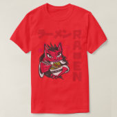 Devil Ramen Anime Noodles Kawaii Japans Sketchin T-shirt (Design voorkant)