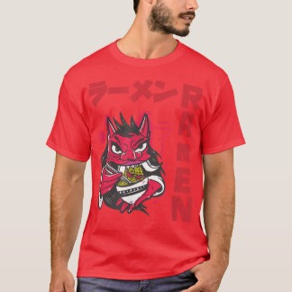 Devil Ramen Anime Noodles Kawaii Japans Sketchin T-shirt