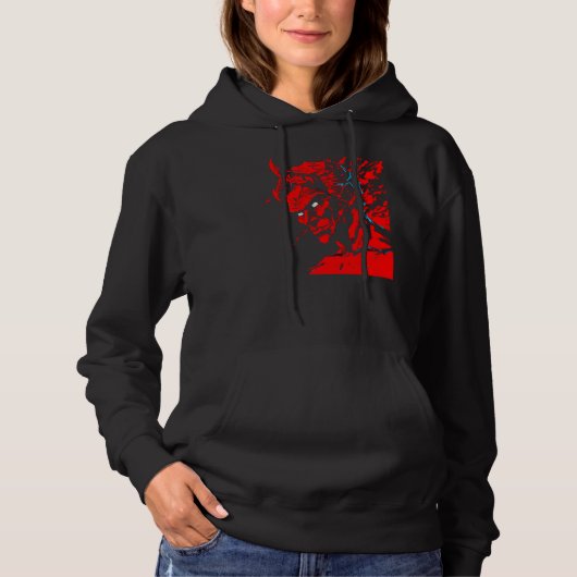 Devil Red Demon Belphegor Hoodie (Voorkant)