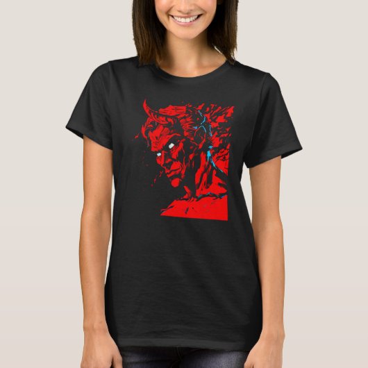 Devil Red Demon Belphegor T-shirt (Voorkant)