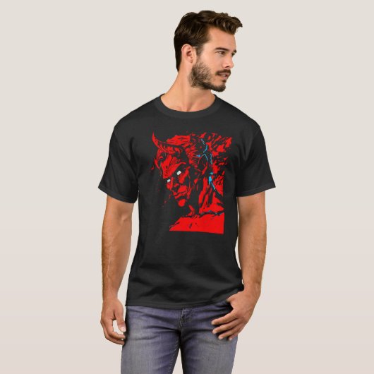Devil Red Demon Belphegor T-shirt (Voorkant volledig)