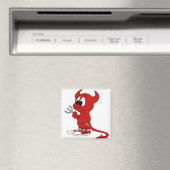 Devil Red Demon Cartoon Satan Evil Hell Heat Magneet (Insitu (Vaatwasser))