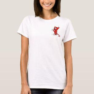 Devil Red Demon Cartoon Satan Evil Hell Heat T-shirt